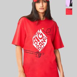 Leotude Women Printed Pockets T-shirt-image-39