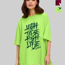 Leotude Women Printed Pockets T-shirt-image-28