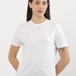 Tommy Hilfiger Women Henley Neck Pockets T-shirt-image-91