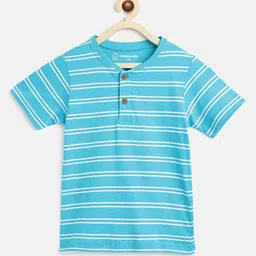 Campana Boys Striped Cotton T-Shirt-image-56