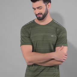 Force NXT Men Anti Odour Solid Round Neck Training or Gym T-shirt-image-66