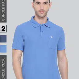 LUX NITRO Pack of 2 Polo Collar Anti Odour T-shirt-image-87