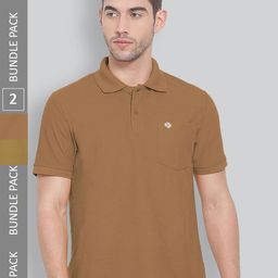 LUX NITRO Pack Of 2 Polo Collar Anti Odour Casual T-shirts-image-88