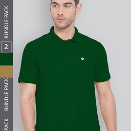 LUX NITRO Pack Of 2 Polo Collar Anti Odour Sports T-shirt-image-46
