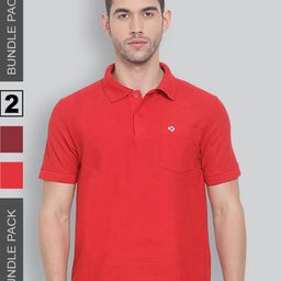 LUX NITRO Pack of 2 Polo Collar Anti Odour T-shirt-image-89