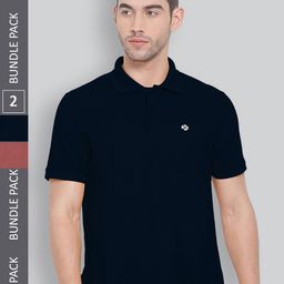 LUX NITRO Pack of 2 Polo Collar Anti Odour T-shirts-image-69