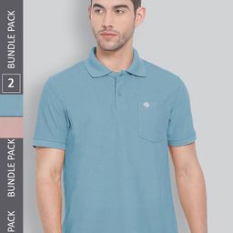 LUX NITRO Pack Of 2 Polo Collar Anti Odour Sports T-shirt-image-98