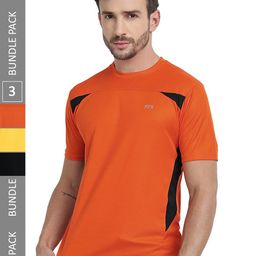 FTX Pack Of 3 Colourblocked Round Neck Dry-Fit Sports T-shirt-image-94