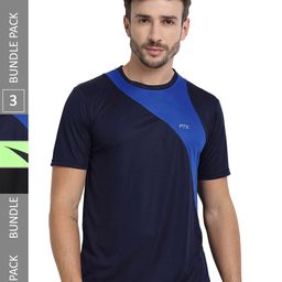 FTX Pack of 3 Colourblocked Round Neck Dry-Fit Sports T-shirt-image-92