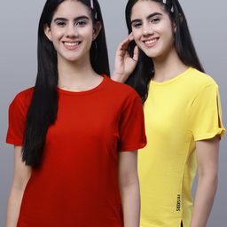 FBAR Pack of 2 Round Neck Cotton T-shirt-image-74