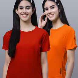 FBAR Pack Of 2 Bio-Wash Skin Friendly Pure Cotton T-shirts-image-80