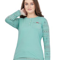 MAYSIXTY Round Neck Pockets Cotton Casual T-shirt-image-80