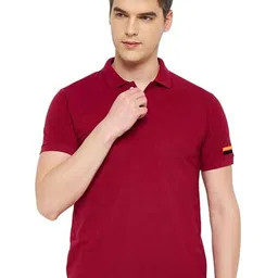 Polo Plus Men Solid Polo Collar T-shirt-image-28