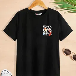 BAESD Boys Typography Printed Round Neck T-shirt-image-14