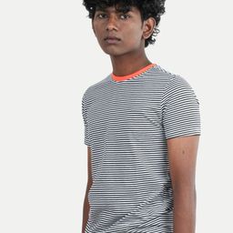 BAESD Boys Striped Round Neck Short Sleeves Pure Cotton T-shirt-image-84