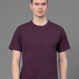 Red Tape Round Neck Short Sleeves Pure Cotton T-shirt-image-78