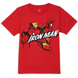 Marvel by Wear Your Mind Boys Iron Man Printed Pure Cotton T-shirt-image-76