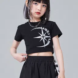 LULU & SKY Girls Printed Pockets T-shirt-picture-24
