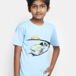 V-Mart Boys Graphic Printed Cotton T-shirt-picture-43