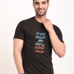 HOUSE OF VEDAS Typography Printed T-shirt-image-99