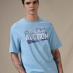WROGN Typography Printed Round Neck Short Sleeves Regular T-shirt-image-92