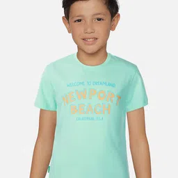 Palm Tree Boys Typography Printed T-shirt-image-45