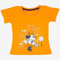 Bodycare Girls Minnie Mouse Printed Round Neck T-shirt-image-98