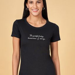 Honey by Pantaloons Typography Printed Cotton T-shirt-picture-33