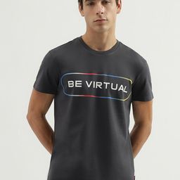 United Colors of Benetton Typography Printed Round Neck Cotton Regular T-Shirt-image-37