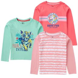 Cub McPaws Girls  Pack of 3 Printed T-shirt-image-25