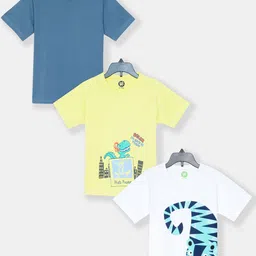 YK Boys Multicoloured 3 Printed T-shirt-picture-10
