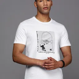 HRX by Hrithik Roshan Men Typography Printed Round Neck T-shirt-picture-47