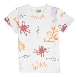 Gini and Jony Boys Floral Printed Cotton T-Shirt-image-36