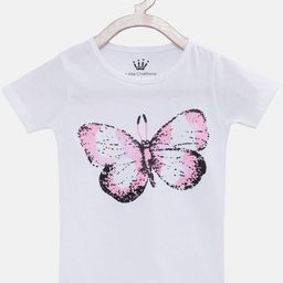 Little Chieftains Girls Graphic Printed Cotton T-shirt-image-65