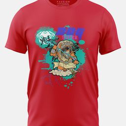 Print My Fashion Boys Super Dog Printed Cotton Casual T-shirt-67