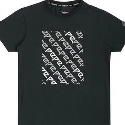 Pepe Jeans Boys Green Typography Printed T-shirt-image-44
