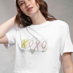 Tokyo Talkies Women Typography Printed Round Neck Cotton Relaxed Fit T-shirt-image-40