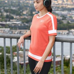 Reebok Women Brand Logo Printed T-shirt-image-68