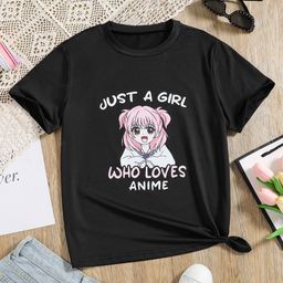 StyleCast Girls Black Graphic Printed T-shirt-image-78