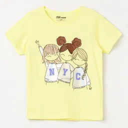 Fame Forever by Lifestyle Girls Graphic Printed Round Neck Cotton T-shirt-picture-26