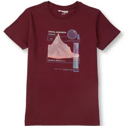 Gini and Jony Boys Round Neck Graphic Printed Cotton T-shirt-picture-58