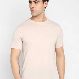 Allen Cooper Round Neck Comfortable Cotton T-shirt-image-33