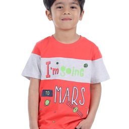 3PIN Boys Typography Printed Round Neck Cotton T-shirt-image-2