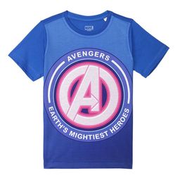 Marvel by Wear Your Mind Boys Blue Avengers Printed T-shirt-image-53