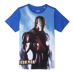 Marvel by Wear Your Mind Boys Blue Iron Man Printed T-shirt-24
