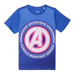 Marvel by Wear Your Mind Boys Blue Captain America Printed T-shirt-picture-8