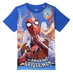 Marvel by Wear Your Mind Boys Blue Spiderman Printed T-shirt-image-71