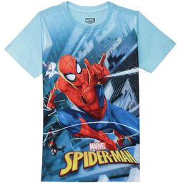 Marvel by Wear Your Mind Boys Blue Spiderman Printed T-shirt-image-24