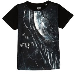 Wear Your Mind Boys Black Printed Raw Edge T-shirt-image-83