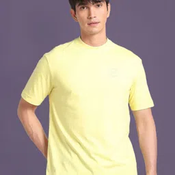 Flying Machine Men Drop-Shoulder Sleeves Raw Edge T-shirt-image-50